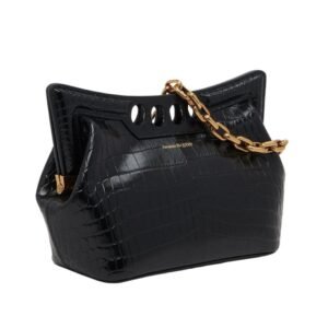 ALEXANDER MCQUEEN WOMEN’S THE PEAK BAG SMALL IN BLACK