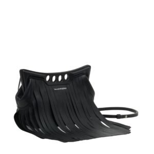 ALEXANDER MCQUEEN WOMEN’S THE PEAK BAG MINI IN BLACK