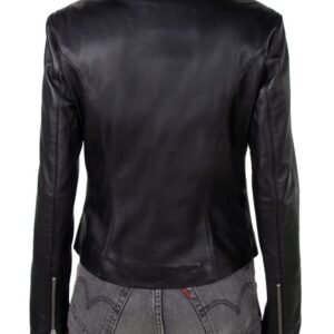 Women’s Lambskin Cafe Leather Jacket