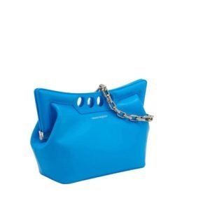 ALEXANDER MCQUEEN WOMENS THE PEAK BAG SMALL IN LAPIS BLUE