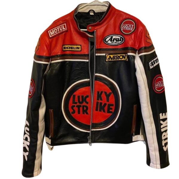 Lucky Strike Racing Leather Jacket