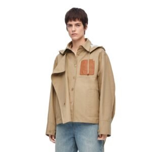 LOEWE PARKA WITH HOOD IN COTTON