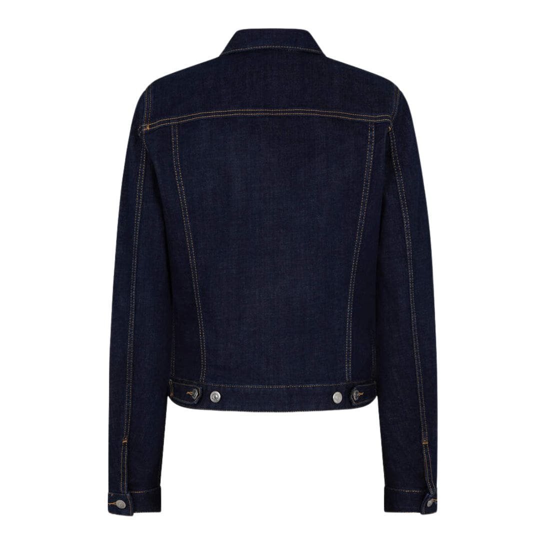 DSQUARED2 DARK RINSE WASH BOYFRIEND JEAN JACKET - Image 2
