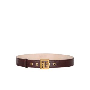 BALMAIN KARUNG LEATHER P-BELT