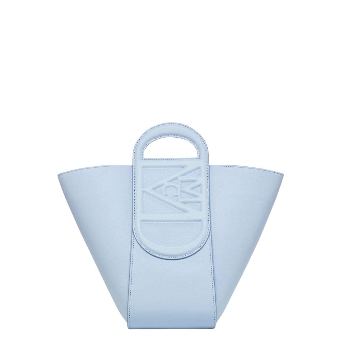 MCM LARGE MODE TRAVIA TOTE IN SPANISH NAPPA LEATHER BLUE - Image 5