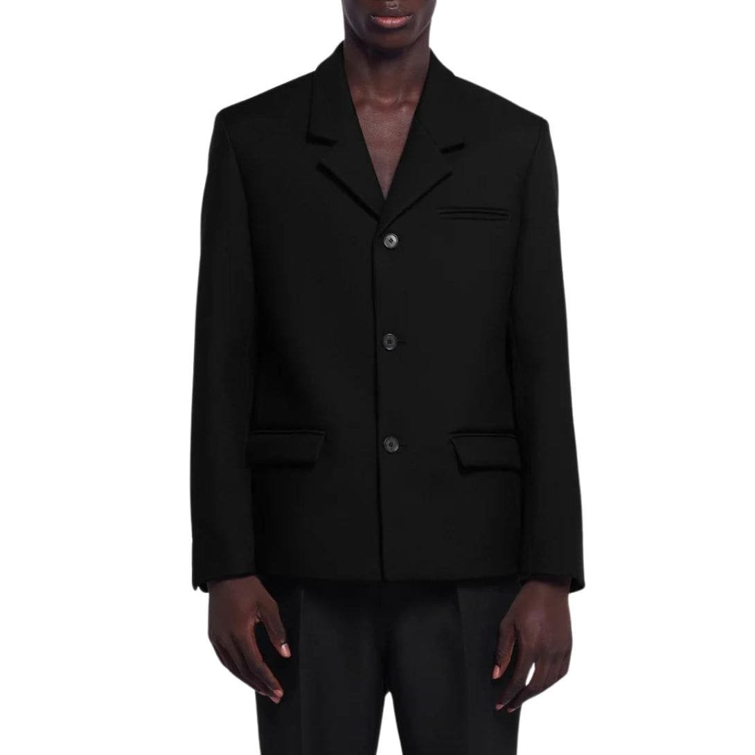 NANUSHKA ROX DOUBLE SUITING BLAZER BLACK - Image 4