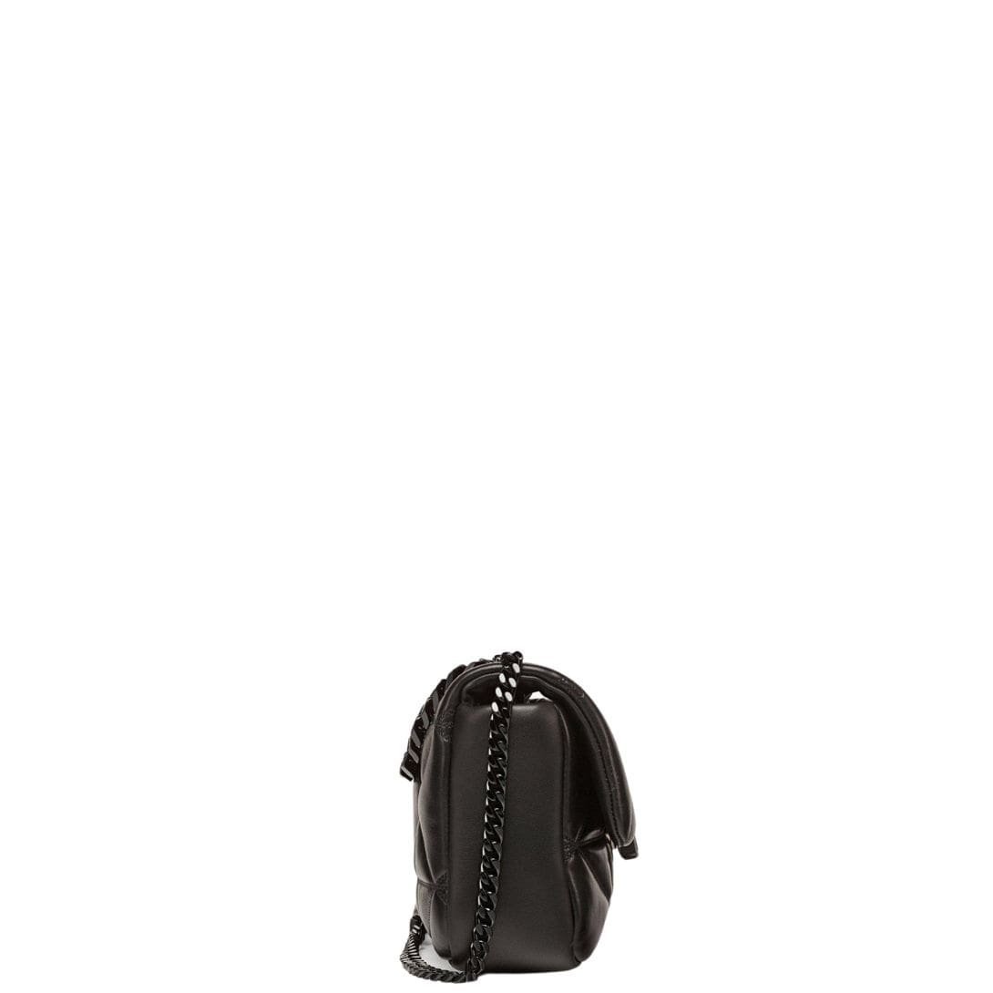 MCM SMALL TRAVIA SHOULDER BAG IN CLOUD QUILTED LEATHER BLACK - Image 2