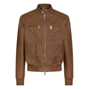 DSQUARED2 LEATHER SPORTJACKET