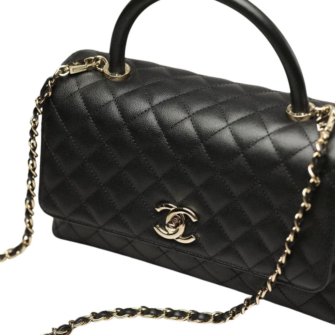 CHANEL LARGE FLAP BAG WITH TOP HANDLE - Image 3