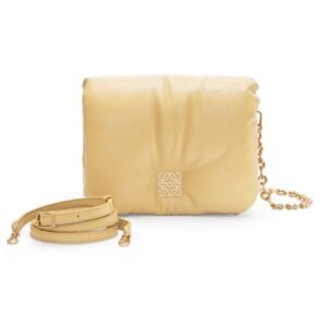 LOEWE GOYA PUFFER BAG IN SHINY LAMBSKIN