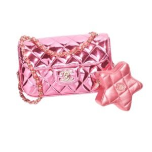 CHANEL MINI FLAP BAG & STAR COIN PURSE