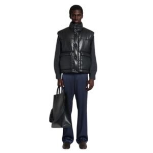 NANUSHKA JOVAN OKOBOR ALT-LEATHER GILET