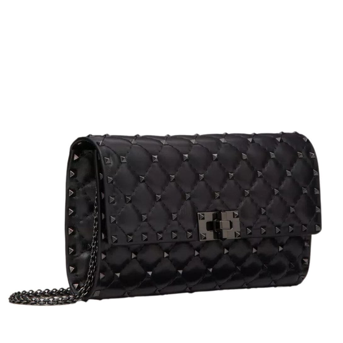 VALENTINO GARAVANI ROCKSTUD SPIKE CROSSBODY NAPPA LEATHER BAG - Image 3