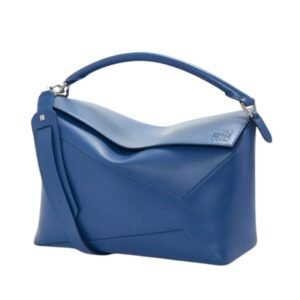 LOEWE LARGE PUZZLE BAG IN SHINY CALFSKIN
