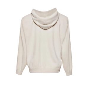 MAGDA BUTRYM HOODED KNIT SWEATER IN CREAM