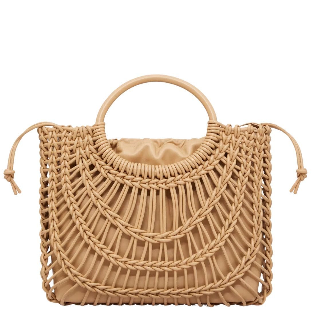 VALENTINO GARAVANI ALLKNOTS WOVEN LEATHER SHOPPER - Image 5