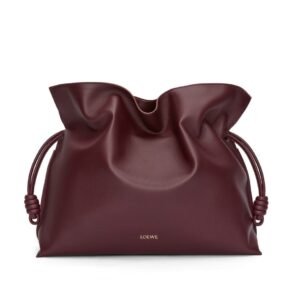 LOEWE FLAMENCO CLUTCH XL BAG IN CALFSKIN NAPPA