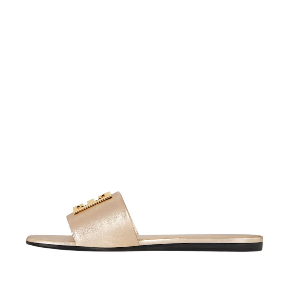 GIVENCHY 4G FLAT MULES IN LAMINATED LEATHER - Image 5