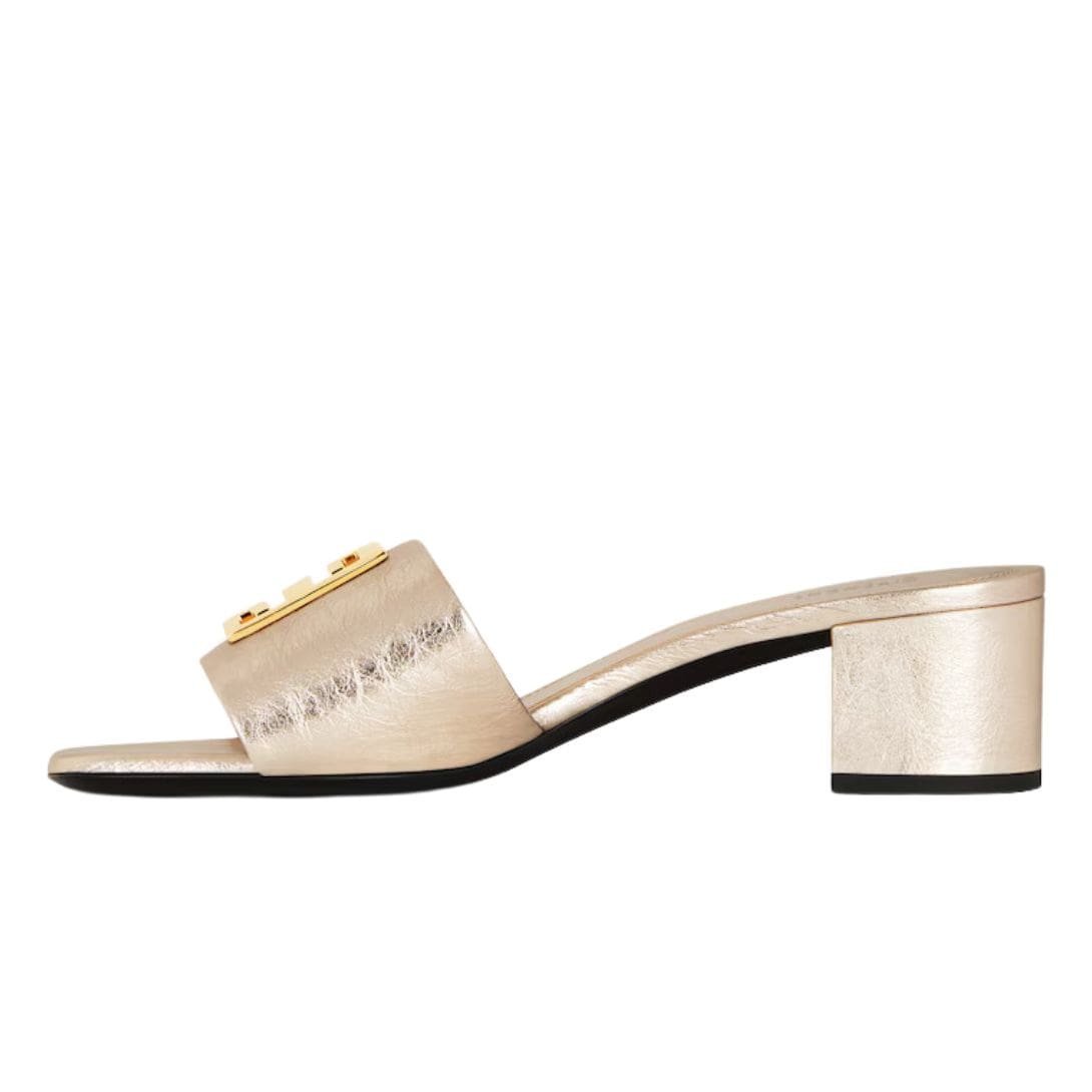 GIVENCHY 4G MULES IN 4G LUREX EMBROIDERY - Image 3