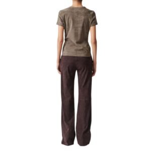 STOULS OSWALD WIDE FLARED LEATHER PANTS