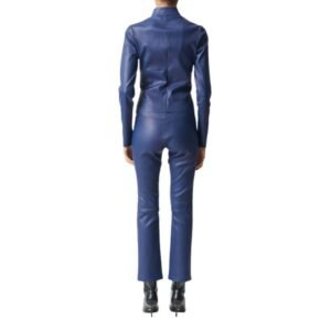 STOULS JP TWENTY SHORT AND FLARED LEATHER PANTS