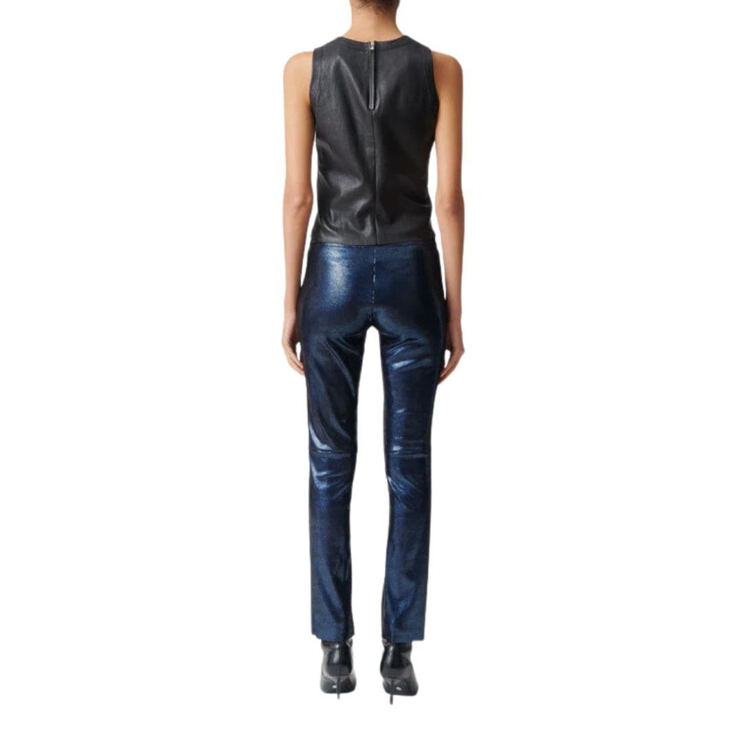 STOULS PAM TANK-TOP EN CUIR STRETCH - Image 2