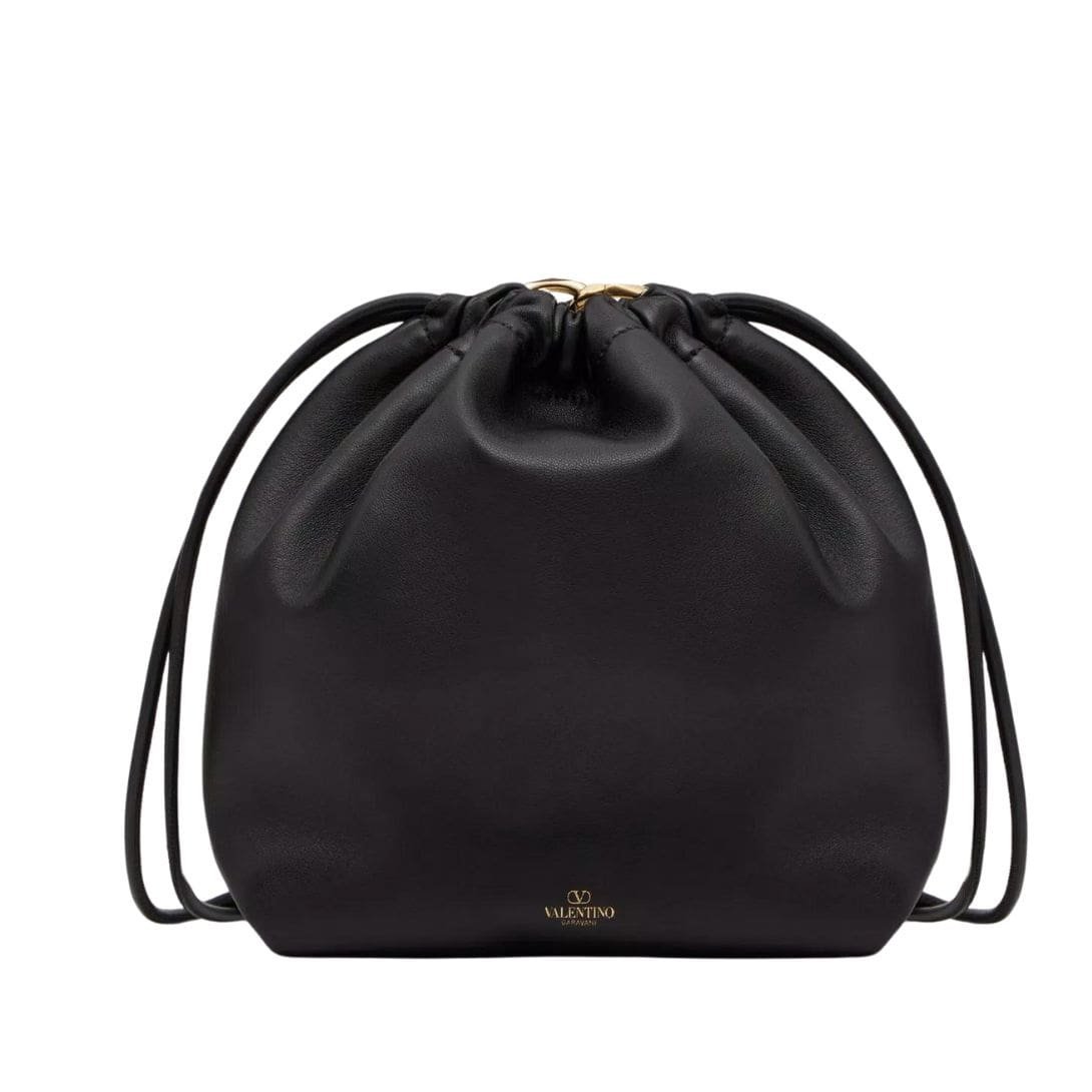 VALENTINO GARAVANI VLOGO POUF NAPPA LEATHER POUCH - Image 3