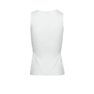 MAGDA BUTRYM CROCHET BRA TANK TOP IN WHITE