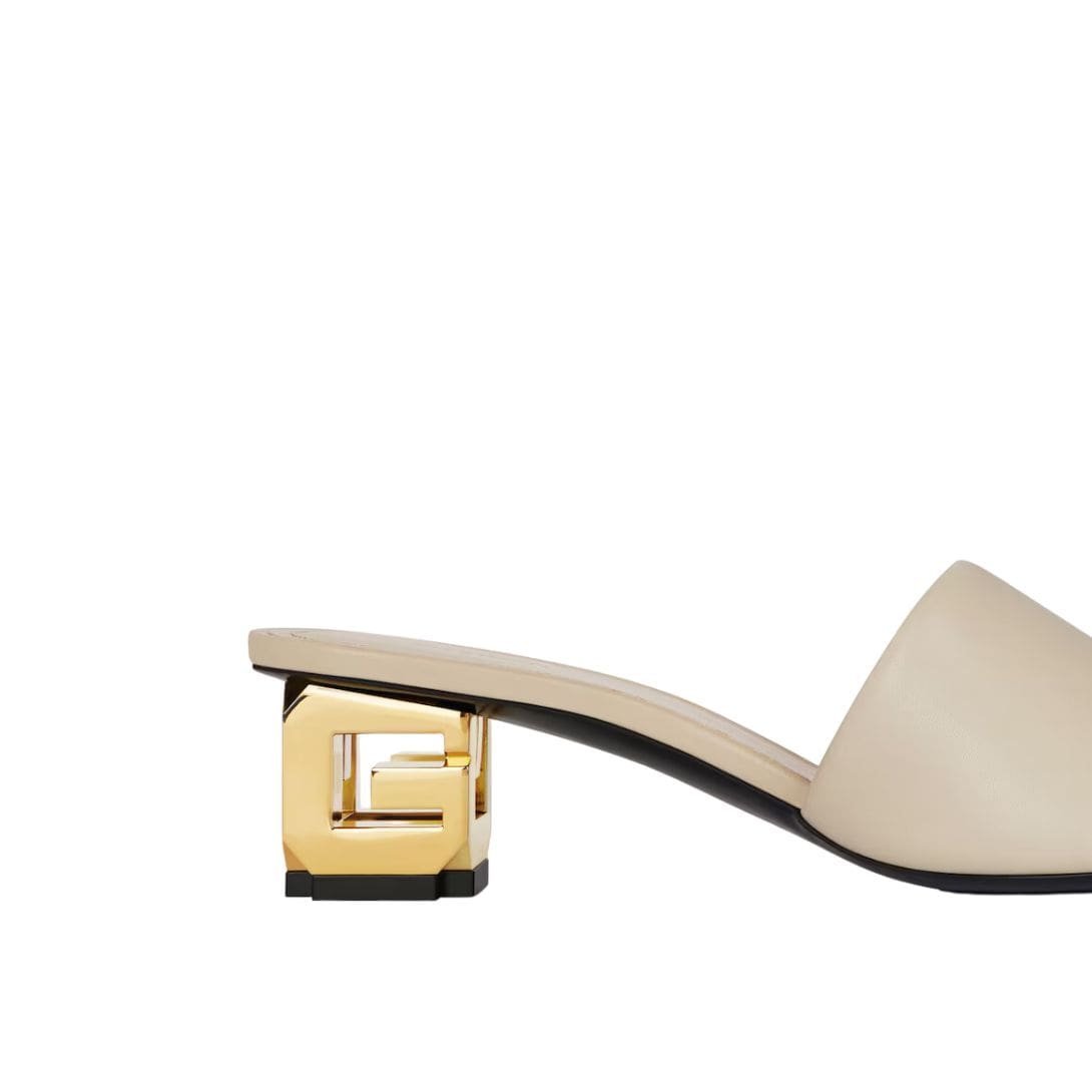 GIVENCHY CUBE MULES IN LEATHER - Image 5