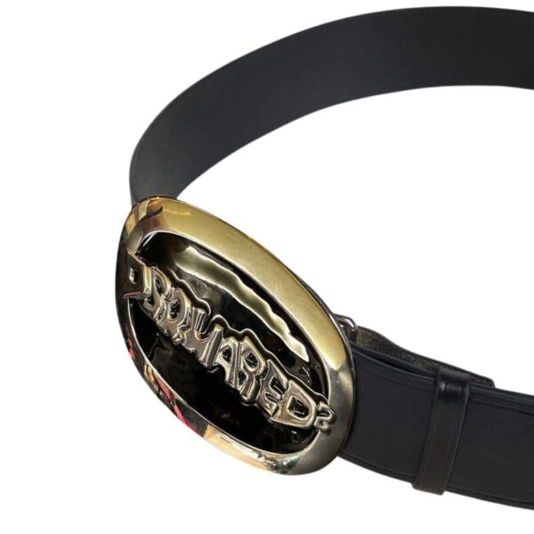 DSQUARED2 PLAQUE BELT GOLDEN - Image 3