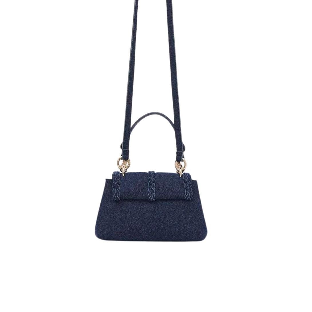 CHLOE PENELOPE MINI SOFT SHOULDER BAG DENIM - Image 4