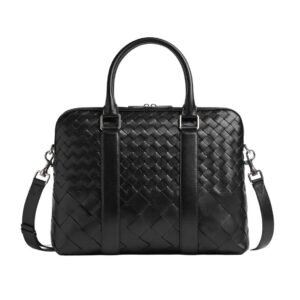 BOTTEGA VENETA SLIM INTRECCIATE BRIEFCASE