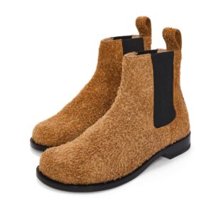 LOEWE CAMPO CHESLA BOOT IN BRUSHED SUEDE