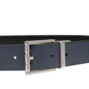 BALLY DRESS BELT IN MIDNIGHT LEATHER