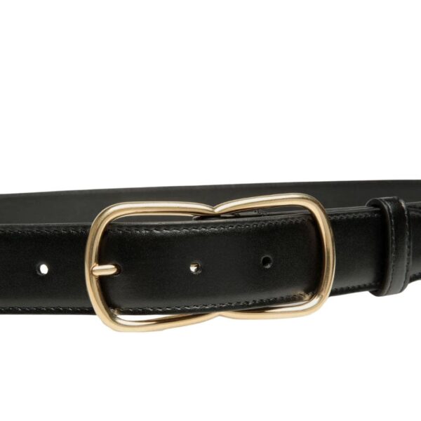 BALLY LOTO 30MM BELT IN BLACK LEATHER - Image 2