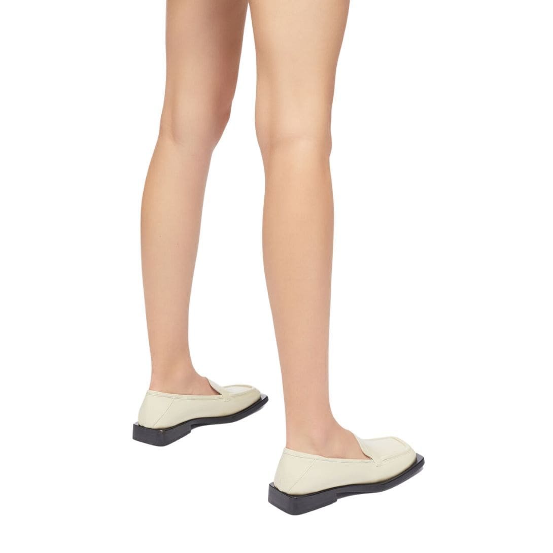 THE ATTICO ''MICOL'' OFF-WHITE LOAFERS - Image 4