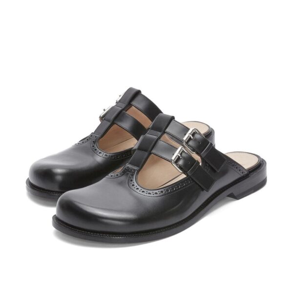 LOEWE CAMPO MARY JANE MULE IN CALFSKIN - Image 3