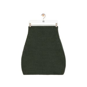 LOEWE MINI SKIRTS IN TECHNICAL KNIT