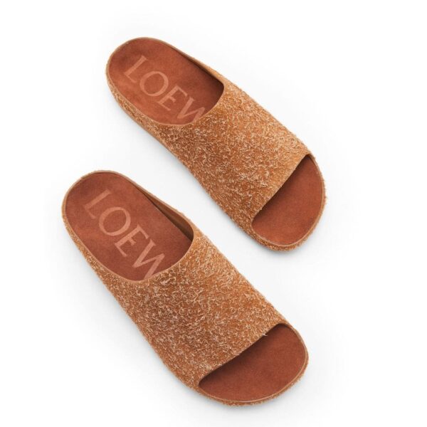 LOEWE LAGO SANDAL IN BRUSHED SUEDE - Image 3