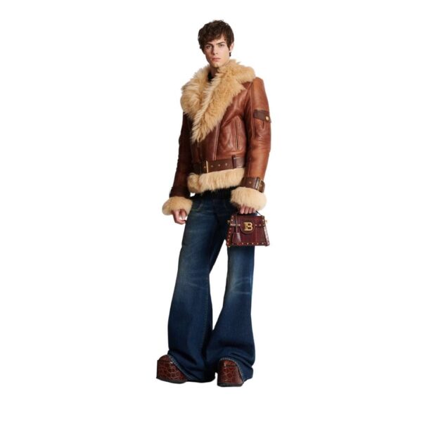 BLAMAIN SHEEPSKIN AVIATOR JACKET - Image 5