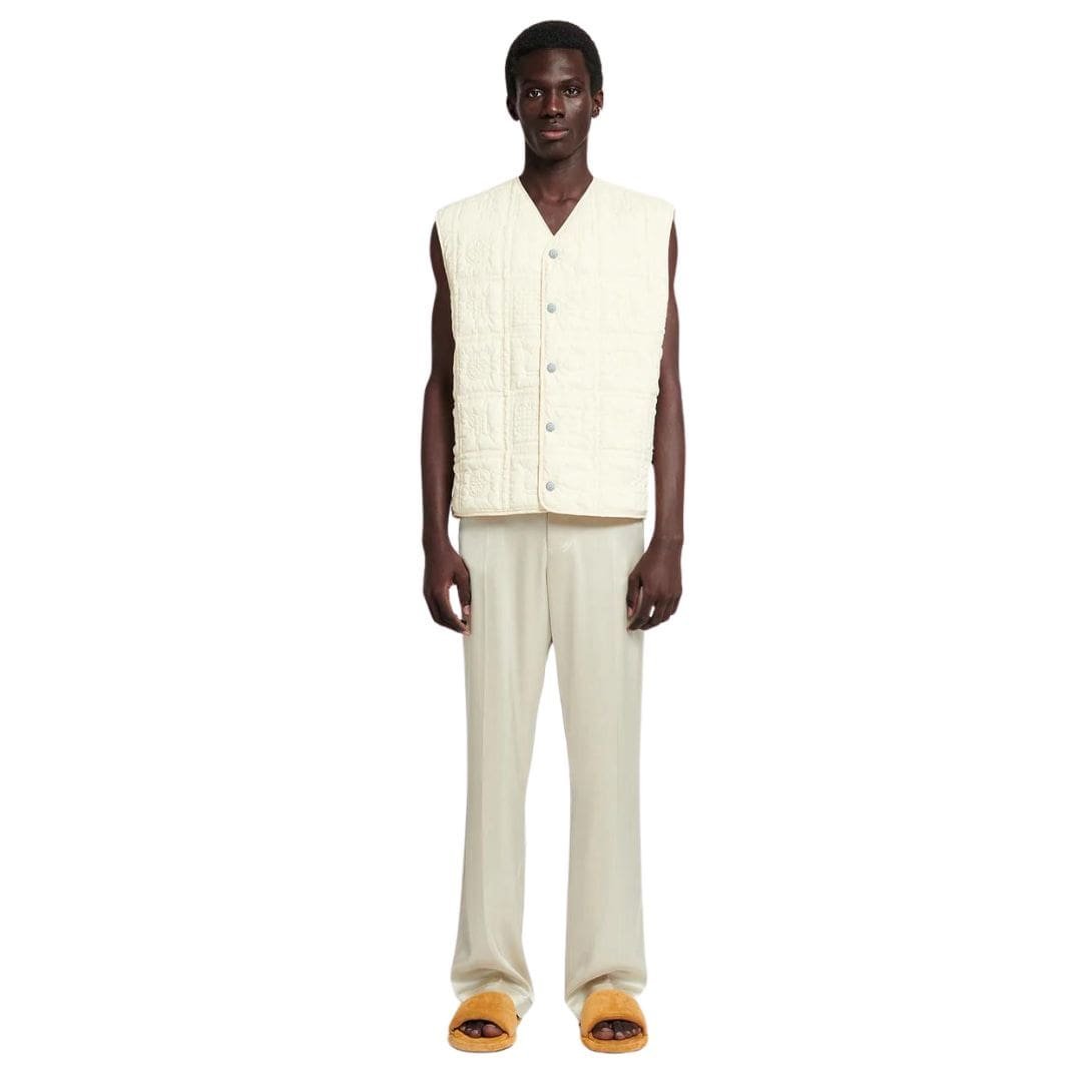 NANUSHKA MACEN SATIN PANTS PORCELAIN - Image 3