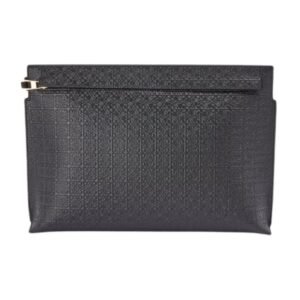 LOEWE REPEAT T POUCH IN EMBOSSED SILK CALFSKIN