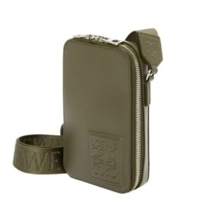 LOEWE VERTICAL CROSSBODY POCKET IN SATIN CALFSKIN