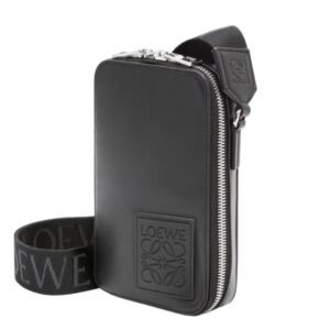 LOEWE VERTICAL CROSSBODY POCKET IN SATIN CALFSKIN