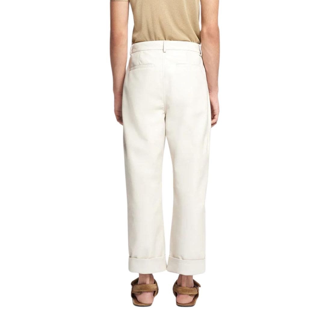 NANUSHKA ZAYDEN REGENRATED LEATHER TAPERED PANTS CRAYON - Image 5