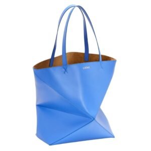 LOEWE XL PUZZLE FOLD TOTE BAG IN SHINY CALFSKIN