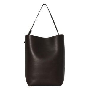 THE ROW LARGE NS SHOULDER BAG IN LEATHER