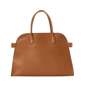 THE ROW SOFT MARGAUX 12 BAG IN LEATHER