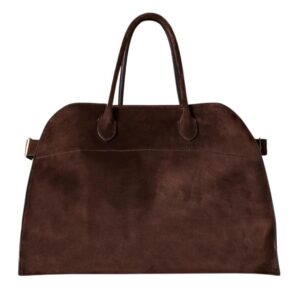 THE ROW SOFT MARGAUX 15 BAG IN SUEDE