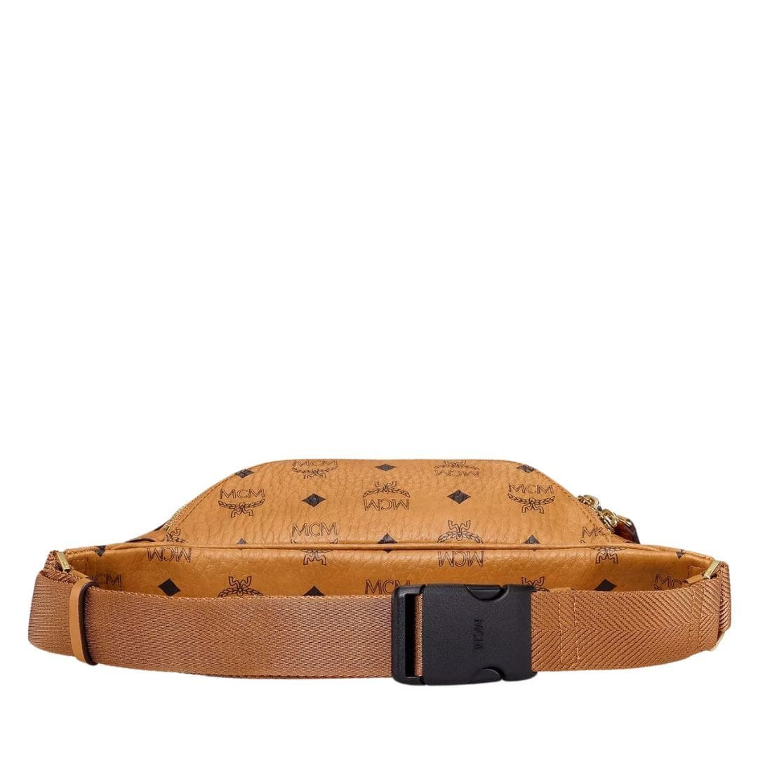 MCM FURSTEN BELT BAG IN VISETOS COGNAC - Image 3